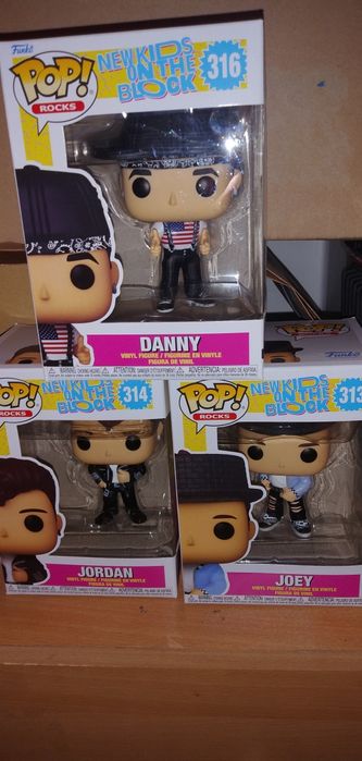 Trzy figurki Funko Pop New Kids On The Block