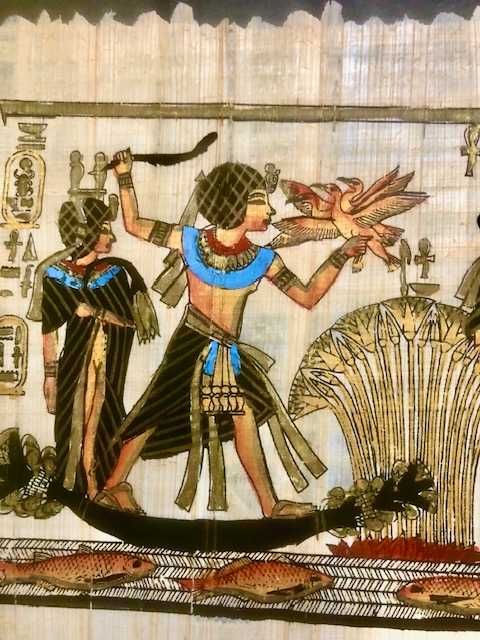 Piękny oryginalny papirus egipski