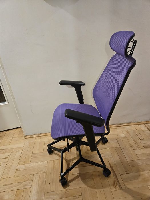 IKEA STYRSPEL fotel gamingowy fiolet/czarny