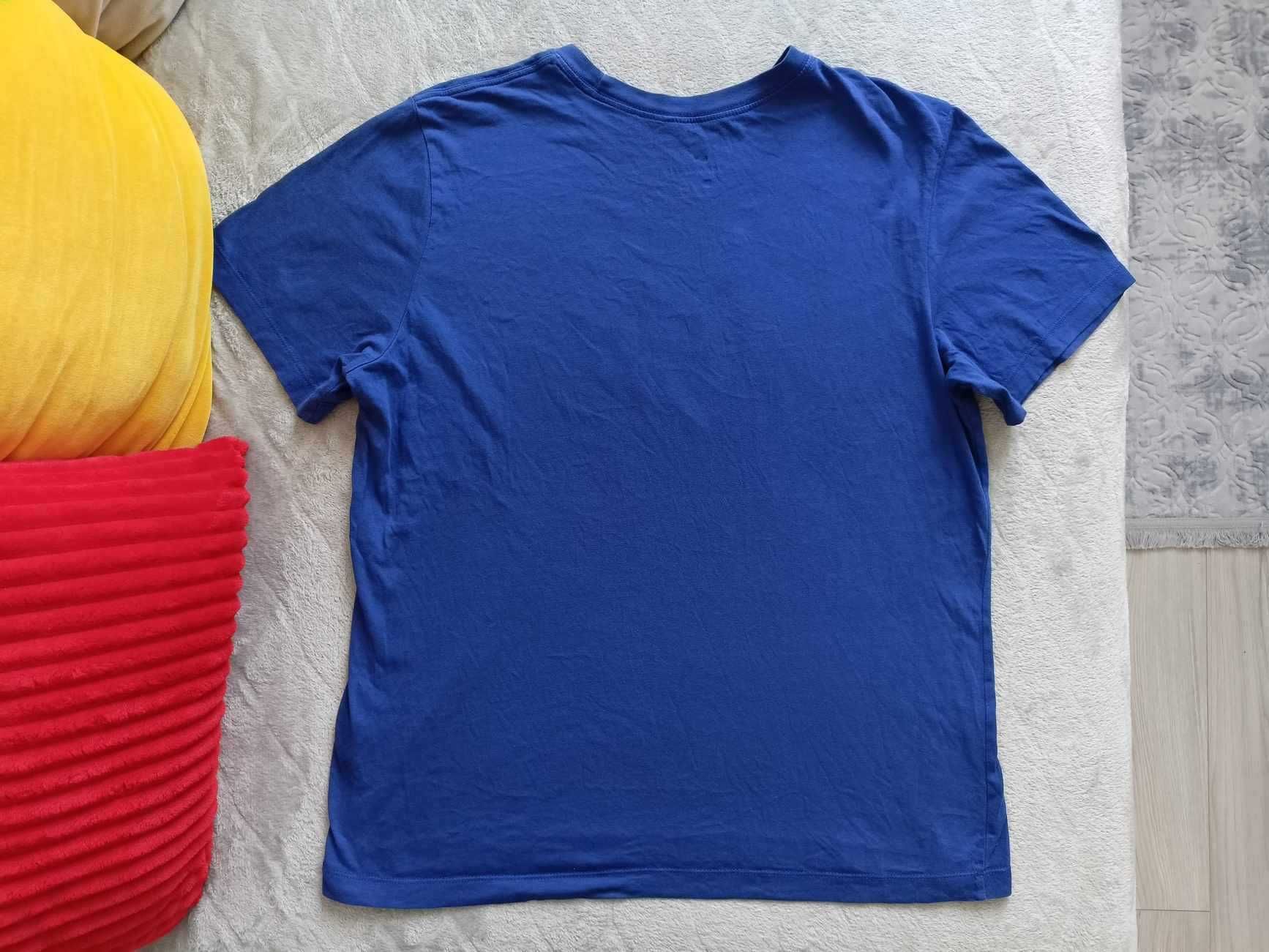 Męski t-shirt/koszulka Nike FC Barcelona - rozmiar L, niebieski