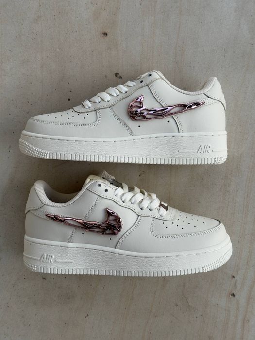 Жіночі Кросівки Nike Air Force 1 Low Molten Metal Pink Swoosh 36-40