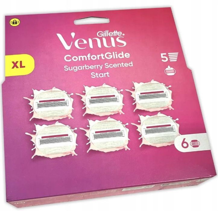 Ostrza Gillette Venus Comfortglide Sugarberry Scented Start 6-Pack