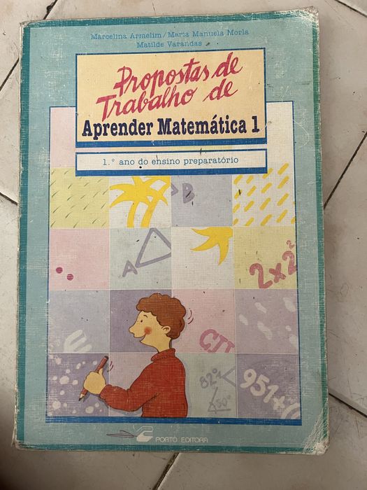 Lote livros escolares antigos matematica