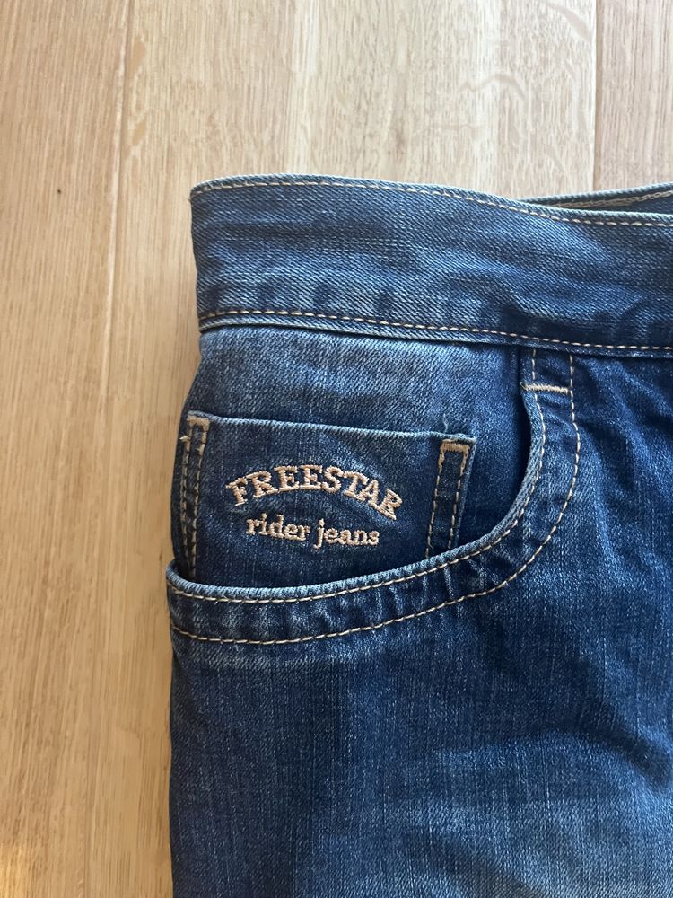 Jeansowe spodnie dla motocyklistów firmy Freestar XXXL