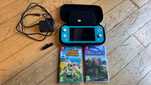 Nintendo Switch Lite Turkusowa + Minecraft, Animal Crossing, Etui