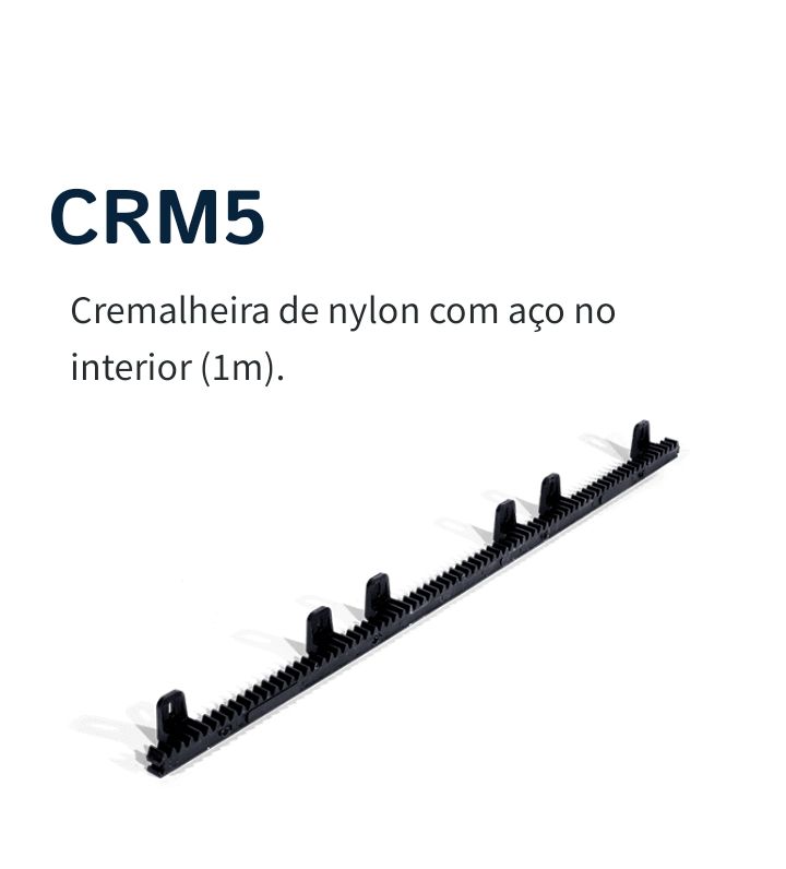 Cremalheira em nylon CRM5 - 1mt