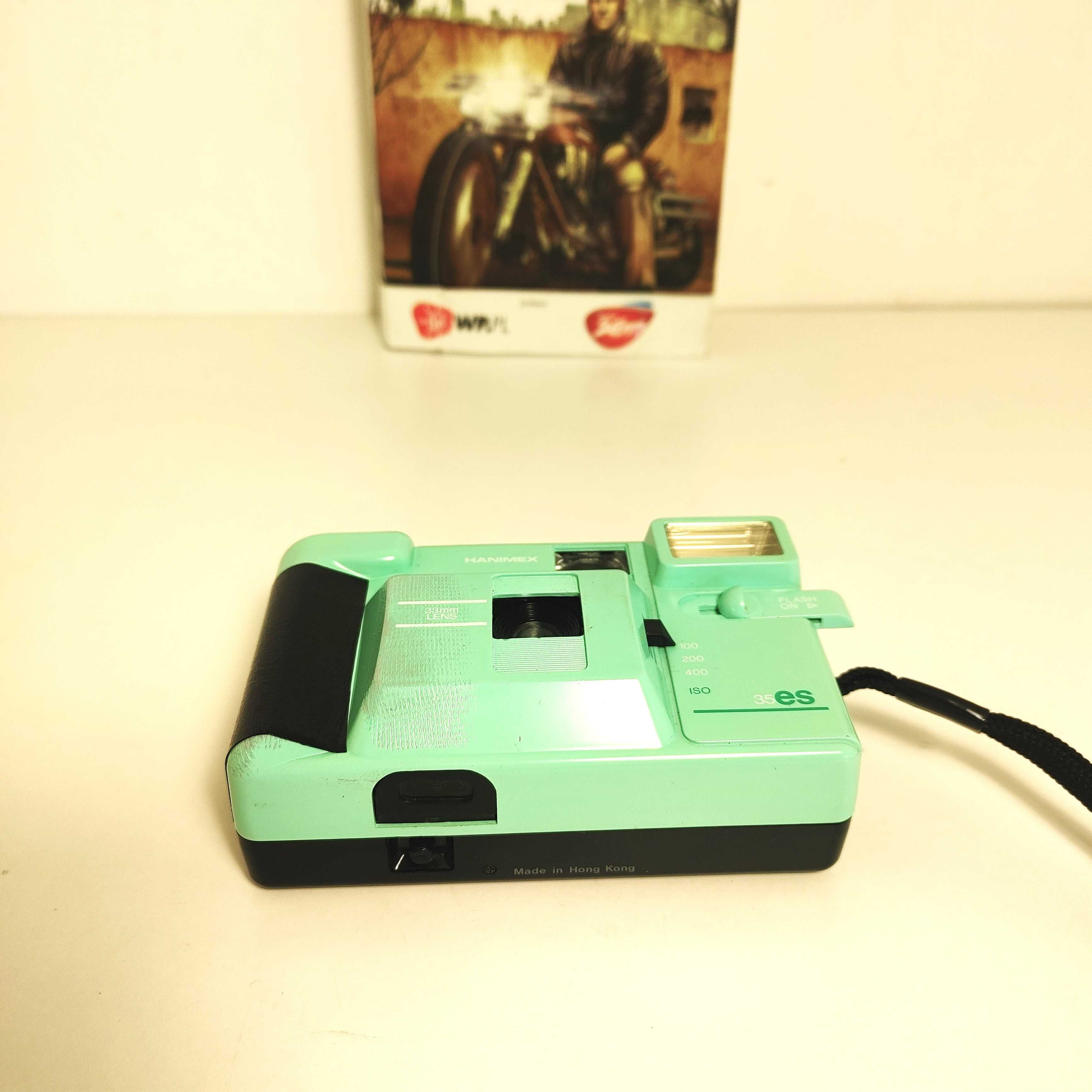 Aparat analogowy RETRO z lat 80 tych XX wieku HANIMEX 35 es  Design