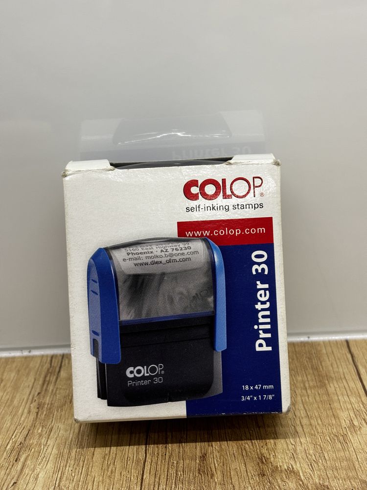 Jak nowa ! Pieczątka Colop Printer 30 stempel