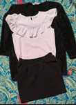 Zestaw galowy wizytowy H&M Reserved roz. 134-140