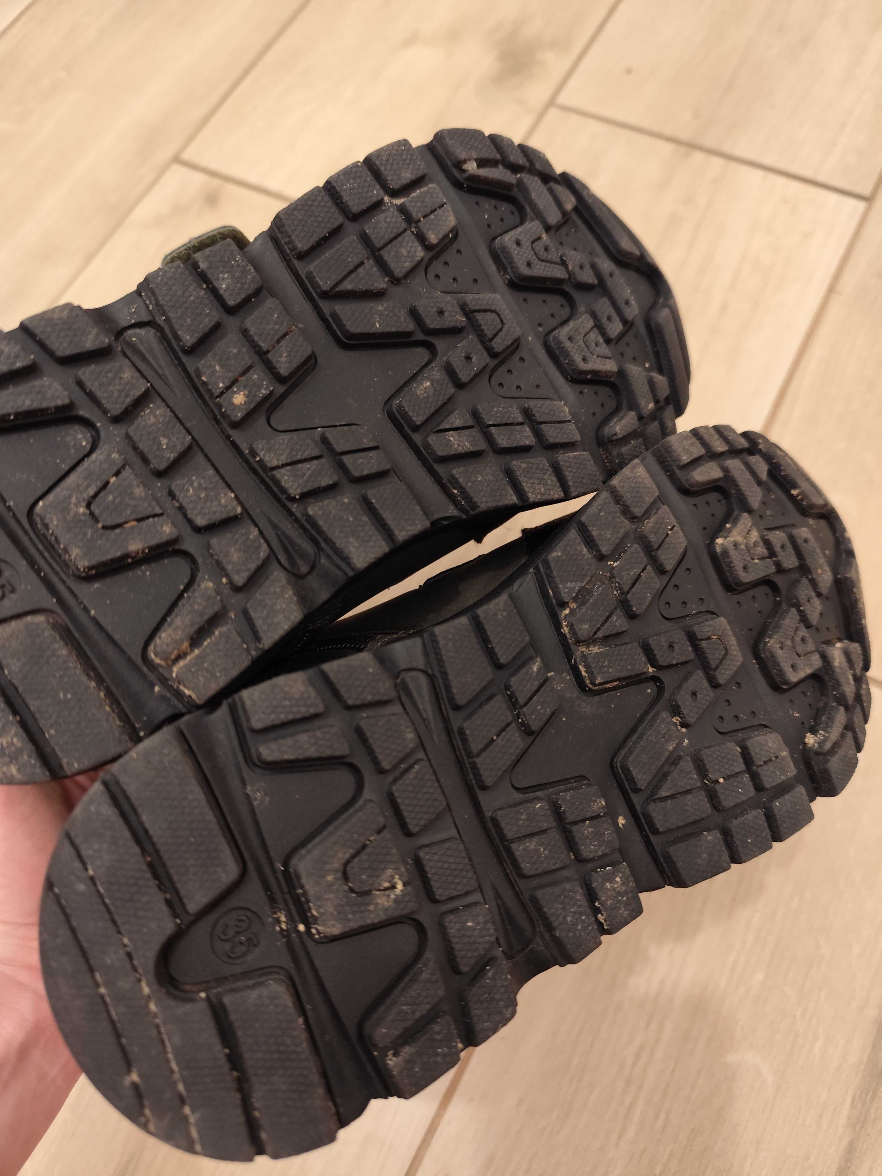 Buty zimowe chłopięce american club khaki 35