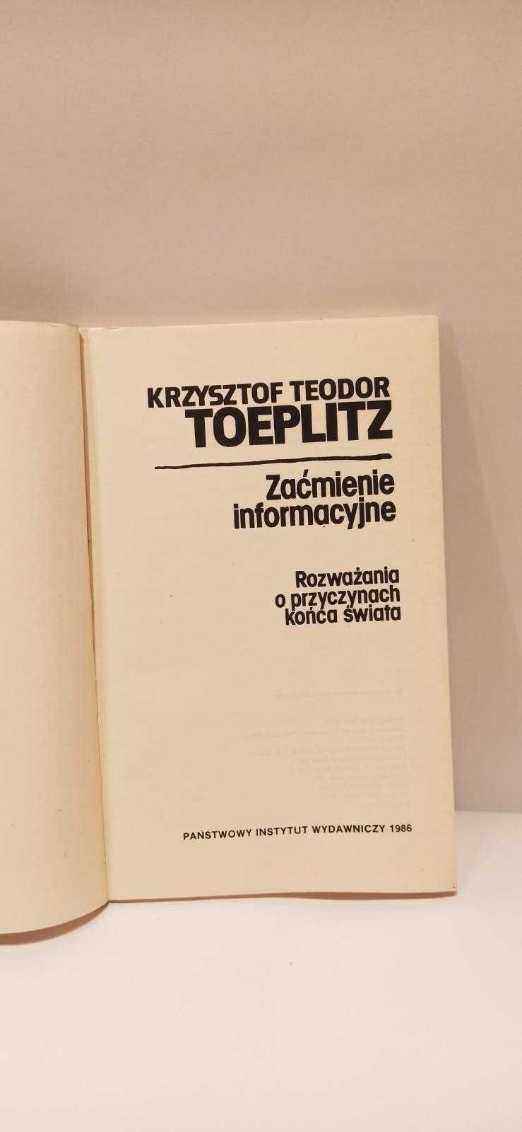 Zaćmienie informacyjne /  Toeplitz