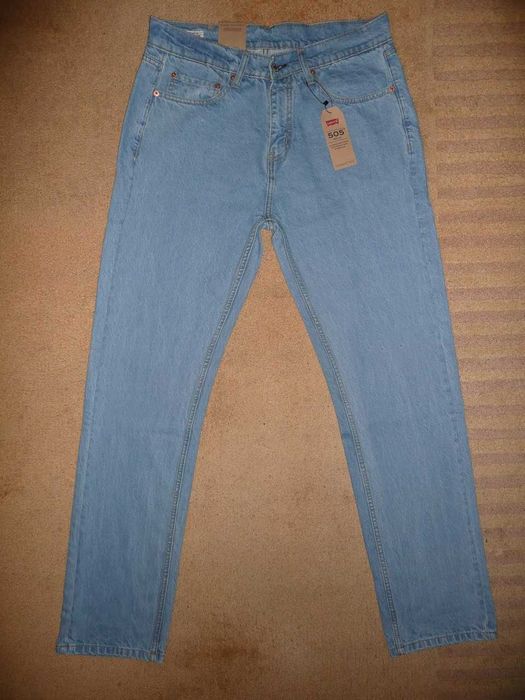 NOWE spodnie dżinsy LEVIS 505 W34/L34=46/118cm PREMIUM