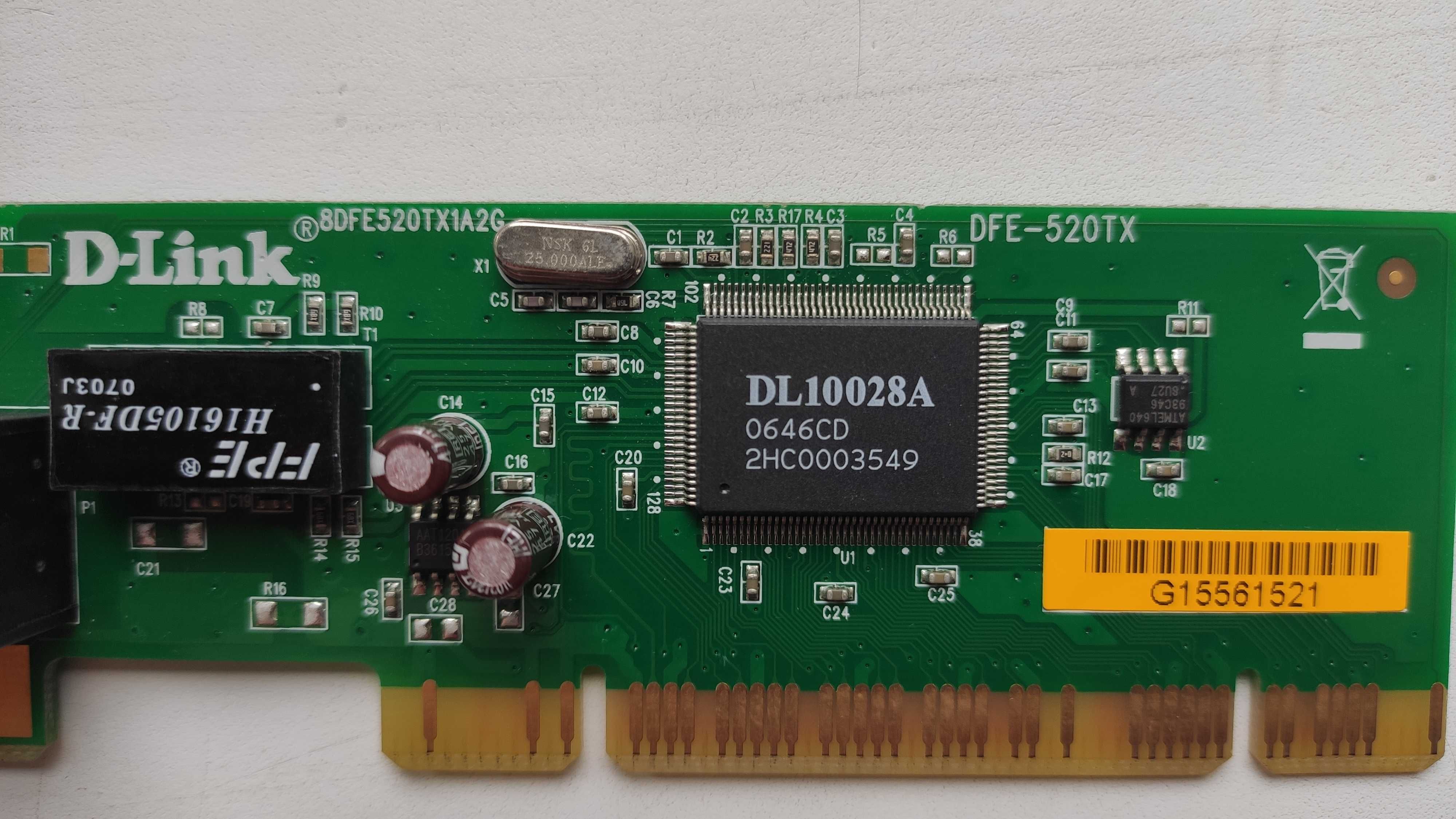 Мережева карта D-Link DFE-520TX PCI 100Mbps