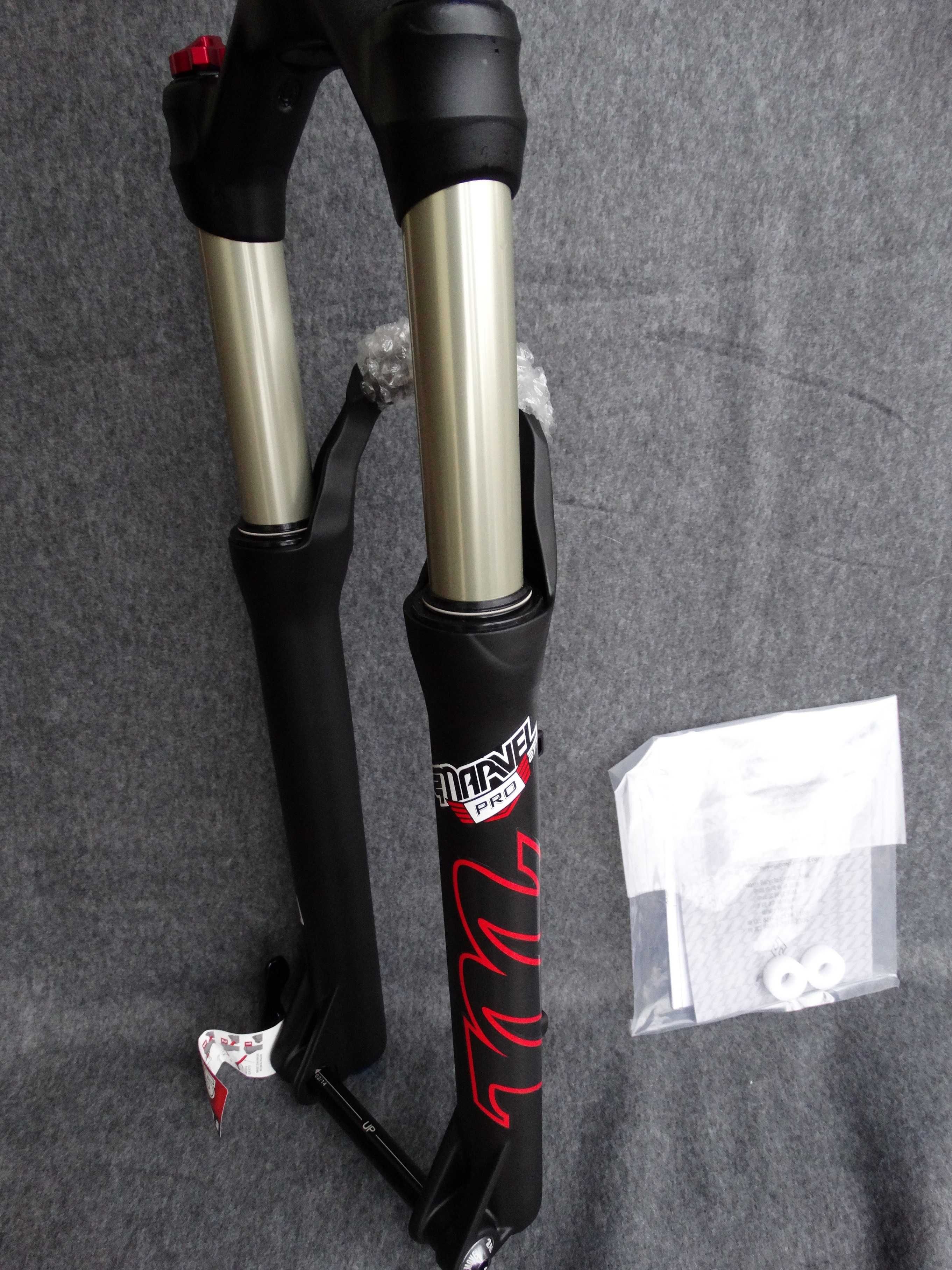 NOWY widelec rowerowy Manitou Marvel Pro 27.5 , skok 100mm lub 120mm