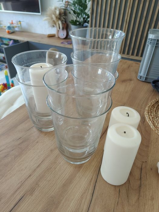 Lampiony/ wazony idealne do kościoła na ślub