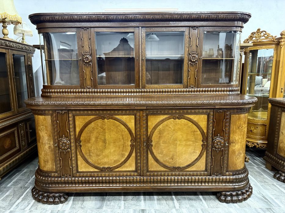 Антикварний комод, буфет, дубовий комод, вітрина, сервант, антик