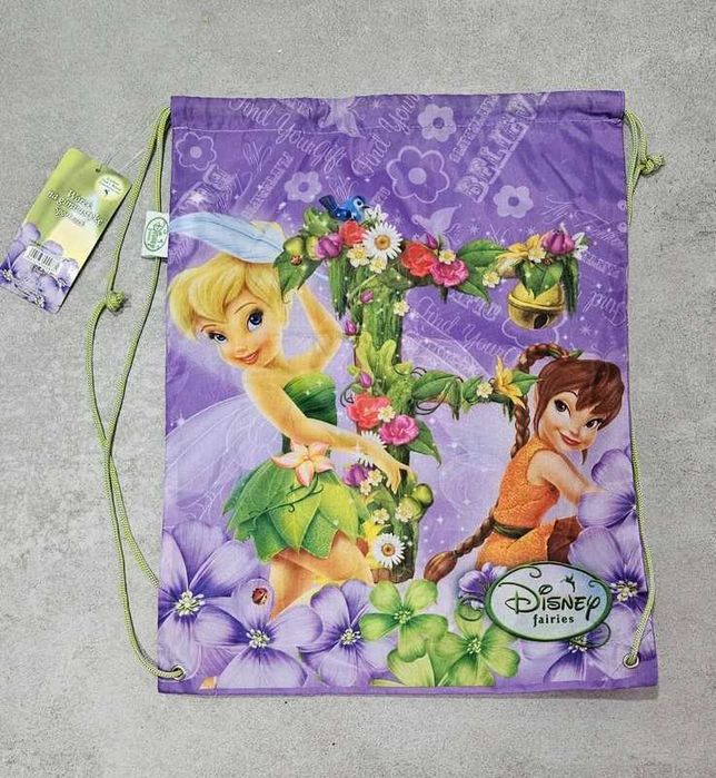 Worek na buty strój na wf Disney dzwoneczek