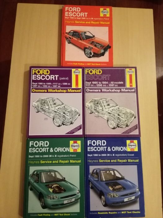 Manuais Técnicos Haynes RTA e Outros - Todas as marcas e modelos
