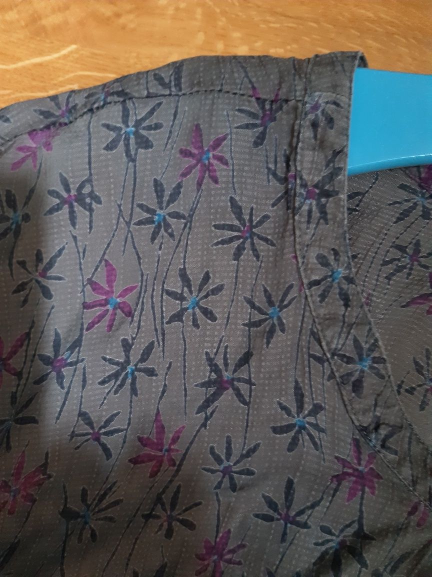 Jackpot mega bluzka elegant styl wiskoza jedwabna flowers r 44 i XL