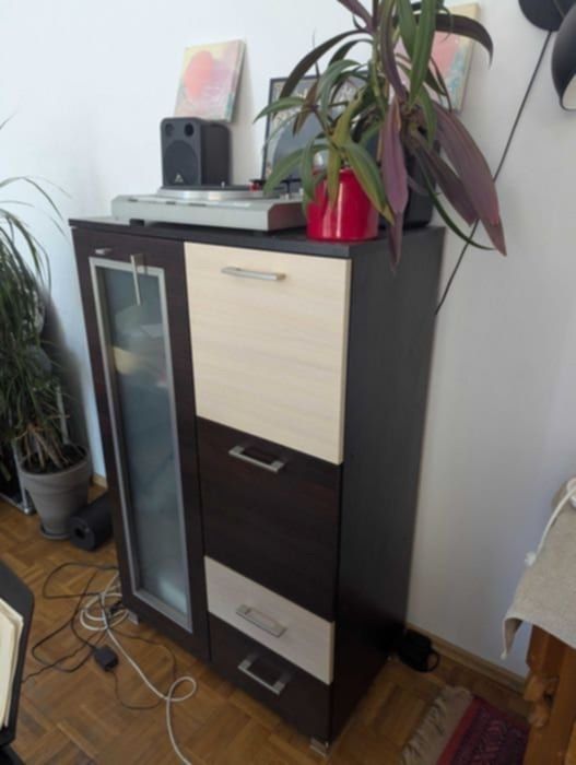 Oddam za darmo! Meble do salonu, komoda, biblioteczka, szafka
