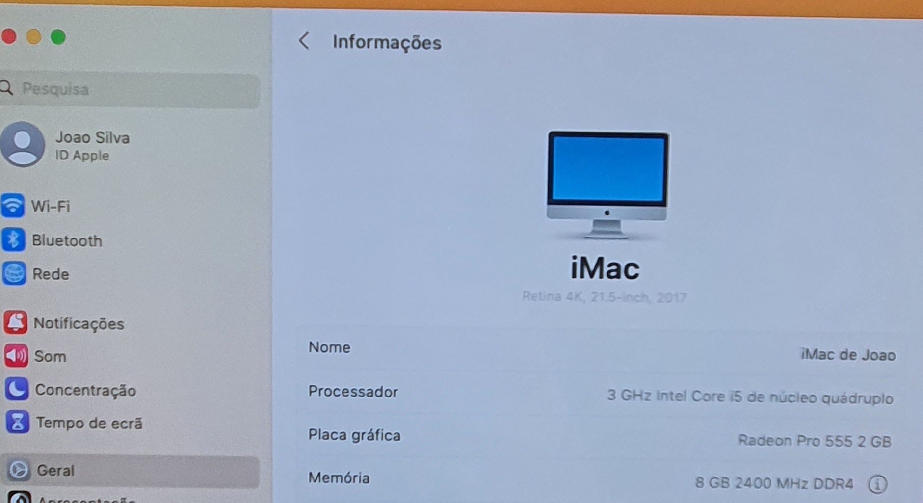 Imac 21'5 4k 2017