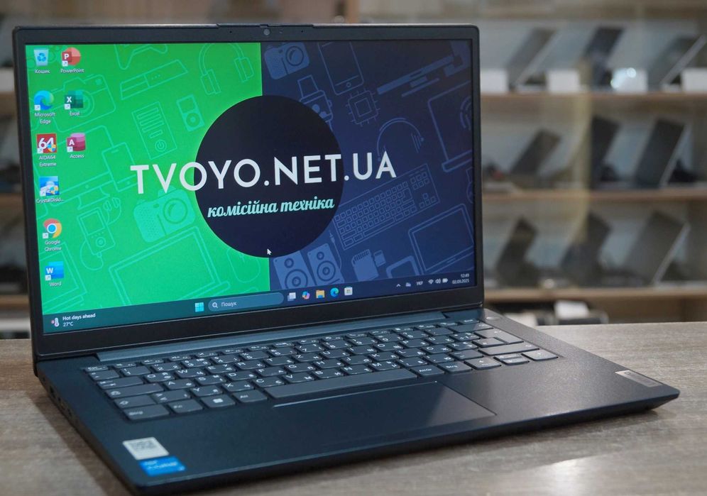ГАРАНТІЯ Lenovo (FullHD/Core i3-1215U/RAM 12ГБ DDR4/SSD 128ГБ)TVOYO