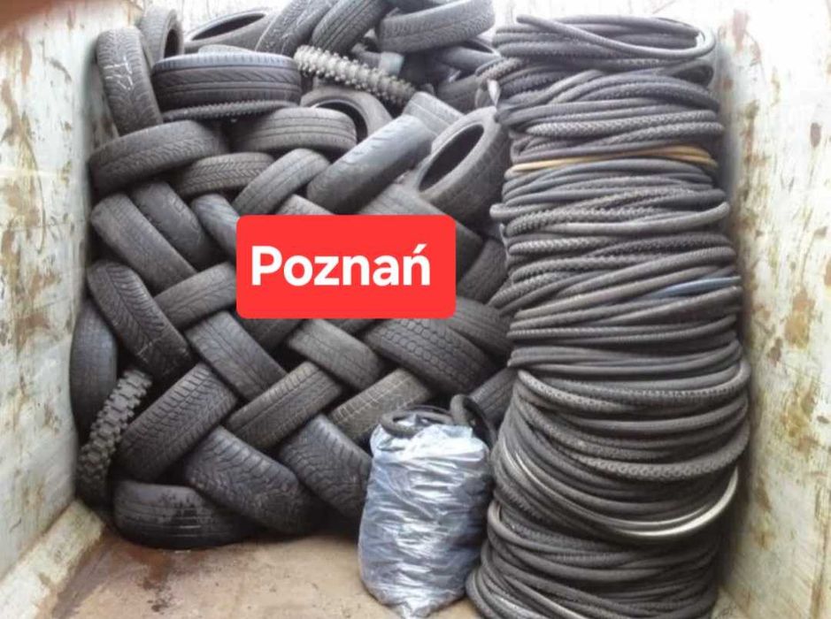 Odbiór opon zużyte opony utylizacja recykling wulkanizacja skup felgi