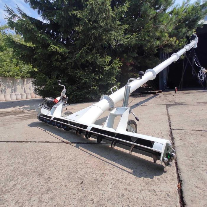 Шнековый погрузчик с подборщиком 159мм*8м. Транспортер. Конвейер. Шнек