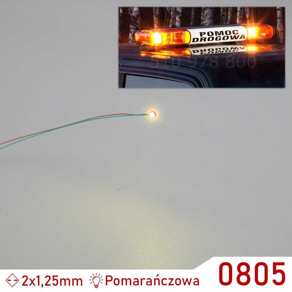 Migająca dioda LED SMD 0805 3V pomarańczowa