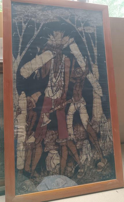 Quadro com Batik