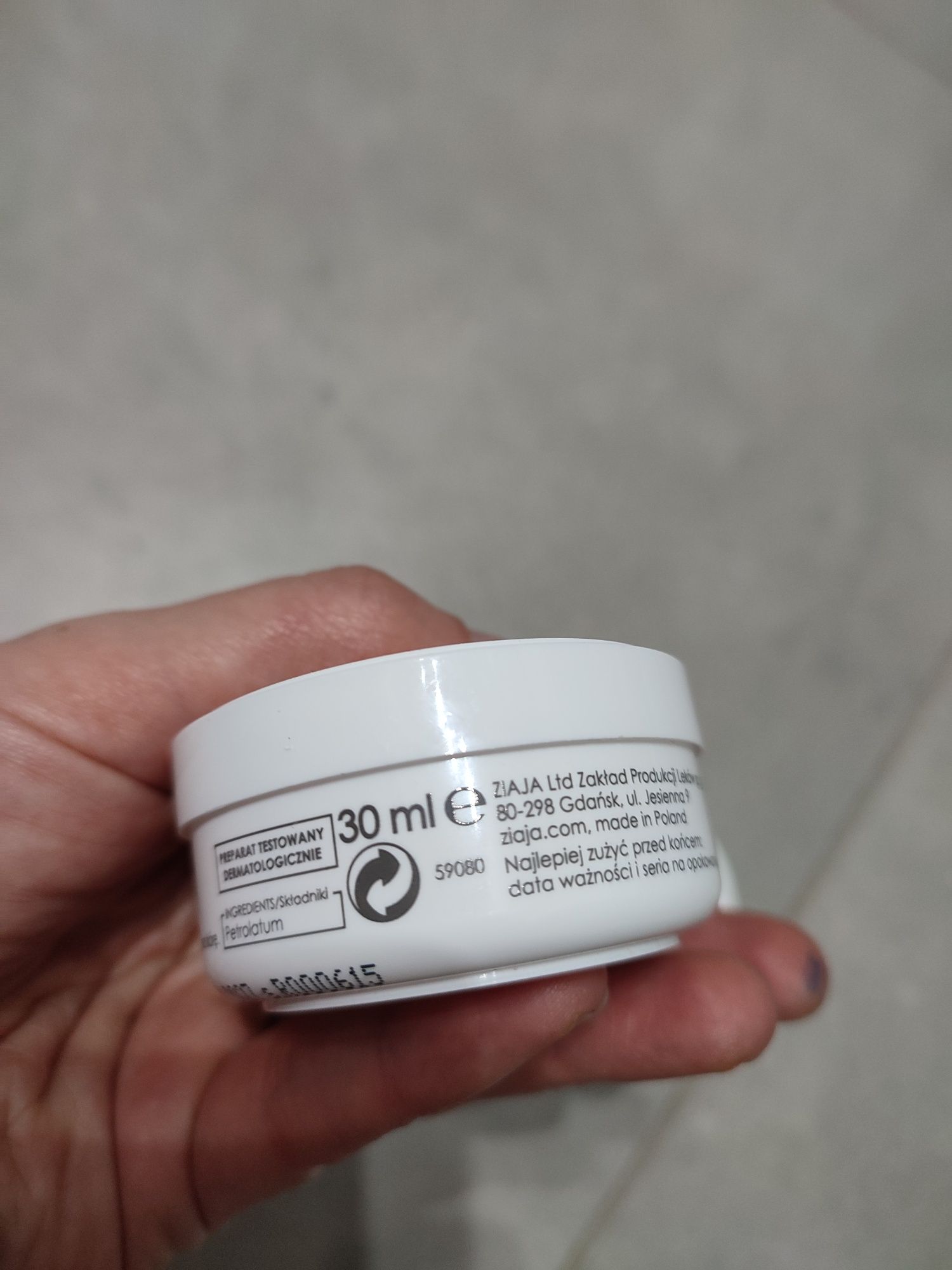 Ziaja wazelina kosmetyczna biała 30 ml