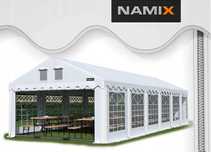 Namiot GRAND 6x12 ogrodowy imprezowy garaż wzmocniony PVC 560g/m2