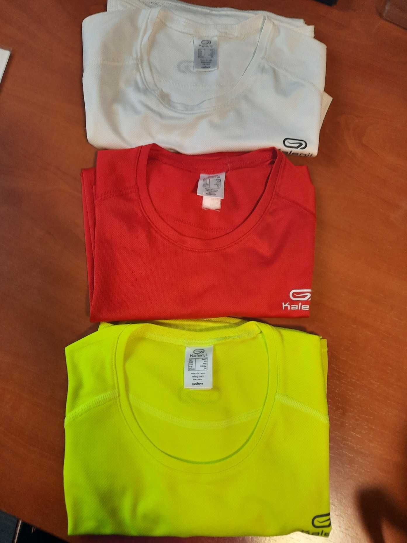 Três T-Shirt  - Dry Fit Kalenji - Tamanho S, completamente novas