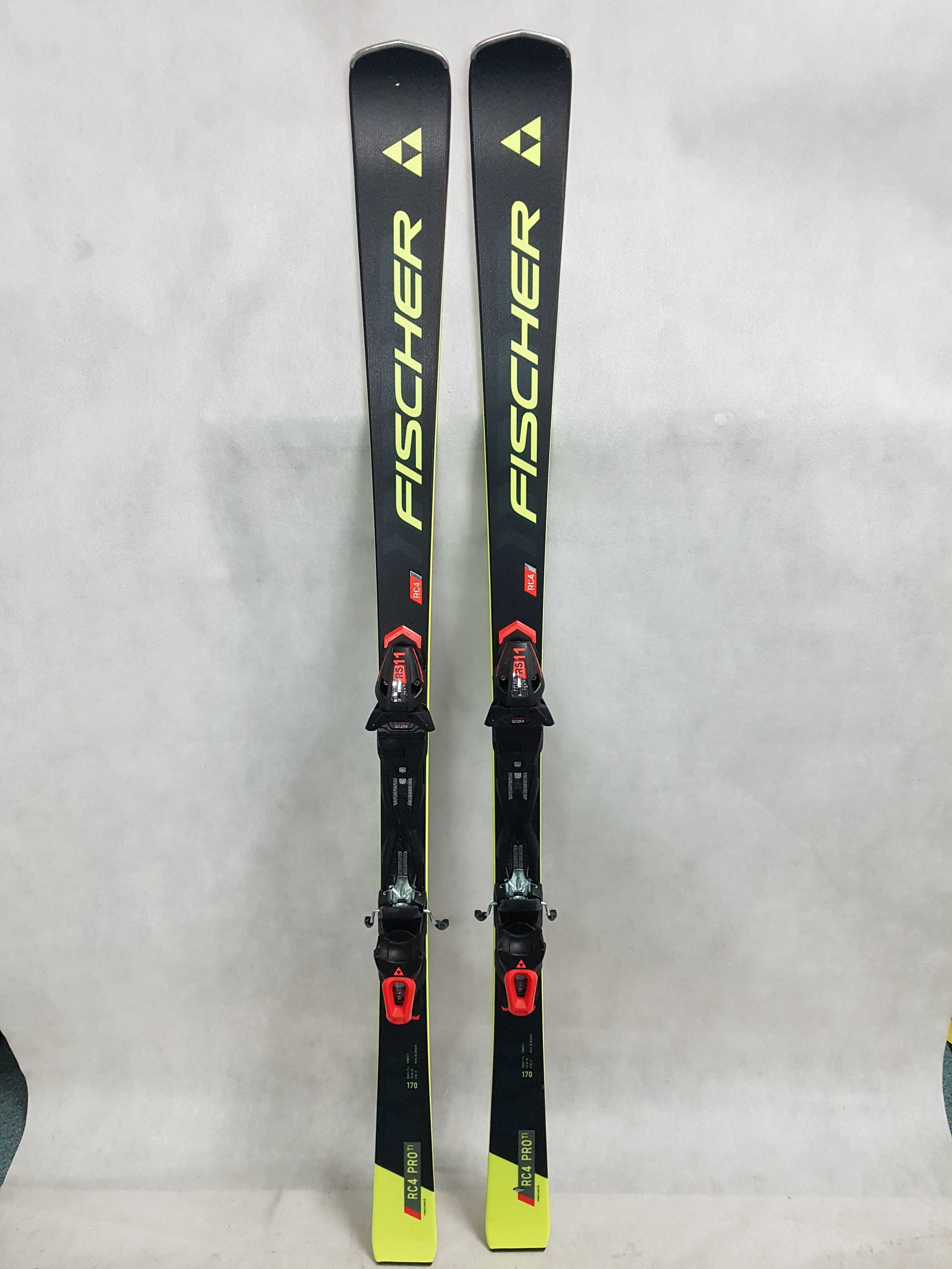 Narty Fischer rc4 pro TI dł. 170 cm pakiet 739