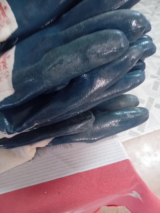 Luvas azuis novas homem