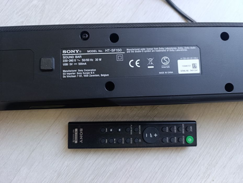 Sprzedam soundbar Sony HT-SF150 – świetny dźwięk, elegancki wygląd!