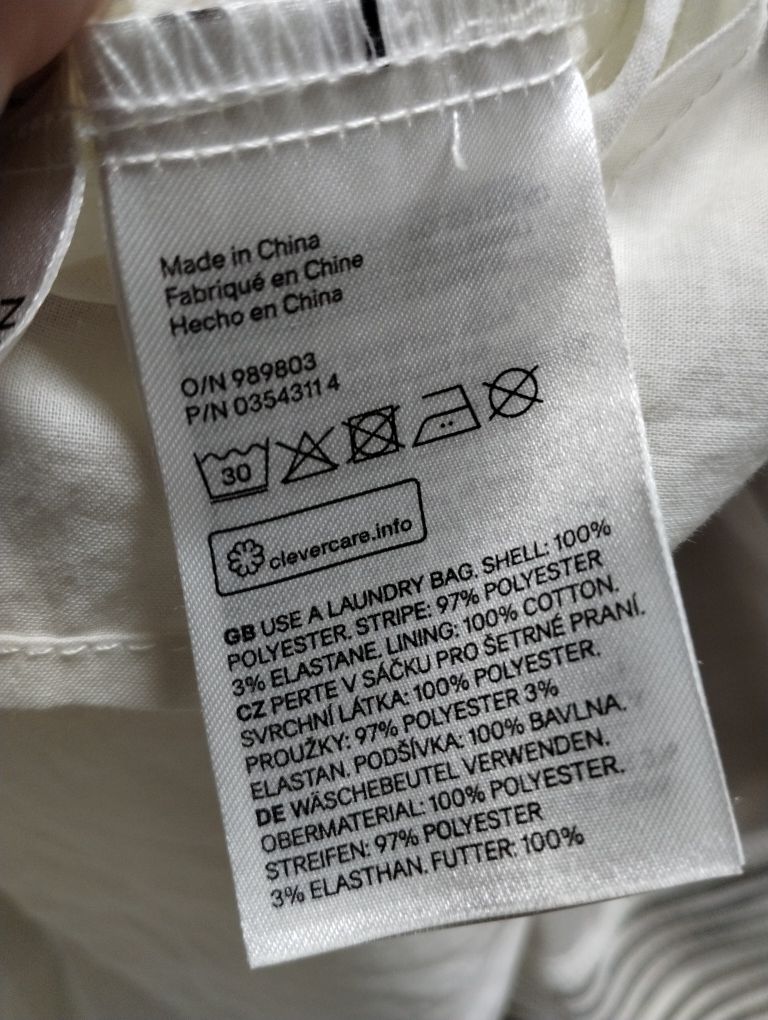 Niemowlęca sukienka chrzest wesele H&M r. 68 4-6 MSC. Róża kwiat