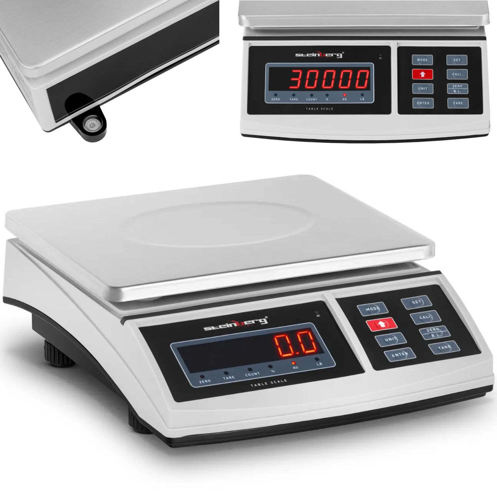 waga pocztowa do paczek listów led 30kg / 1g