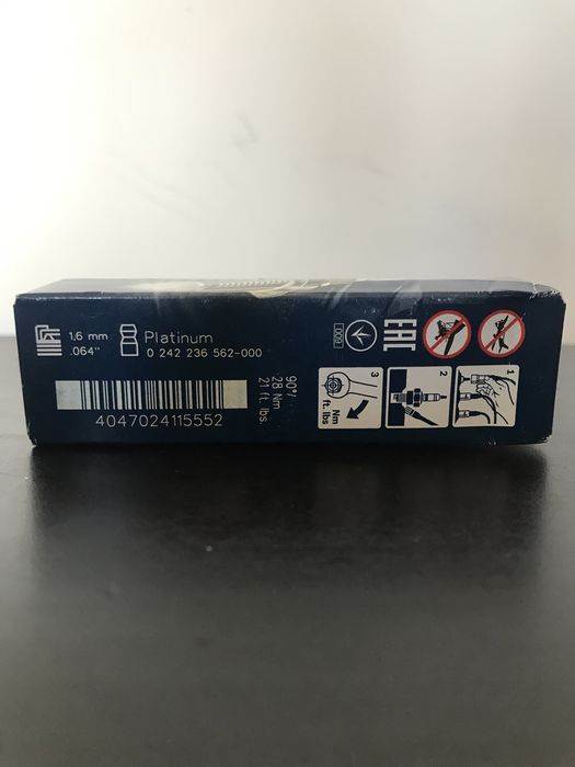 Свічка запалювання Bosch Platinum 0 242 236 562-000