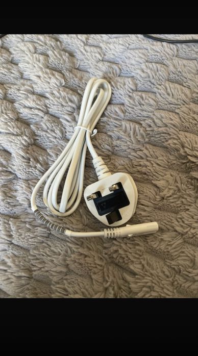 Kabel wtyczka brytyjska biala
