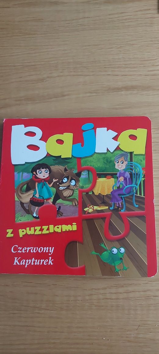 Bajka z puzzlami Czerwony kapturek