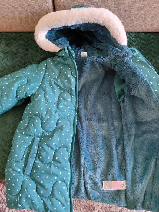 Kurtka zimowa dziewczęca 116