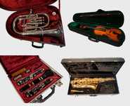Vendo instrumentos de orquestra