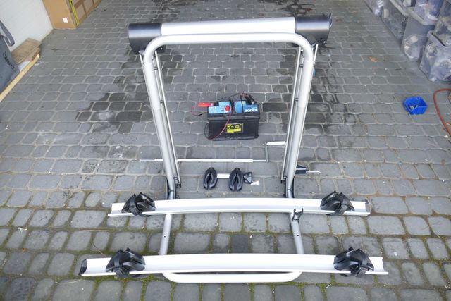 Bagażnik rowerowy kamper elektryczny  e-bike