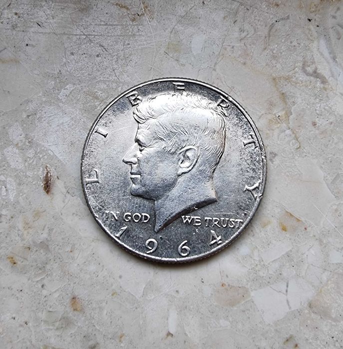 USA. 1/2 Dolara 1964 - Kennedy srebrna moneta