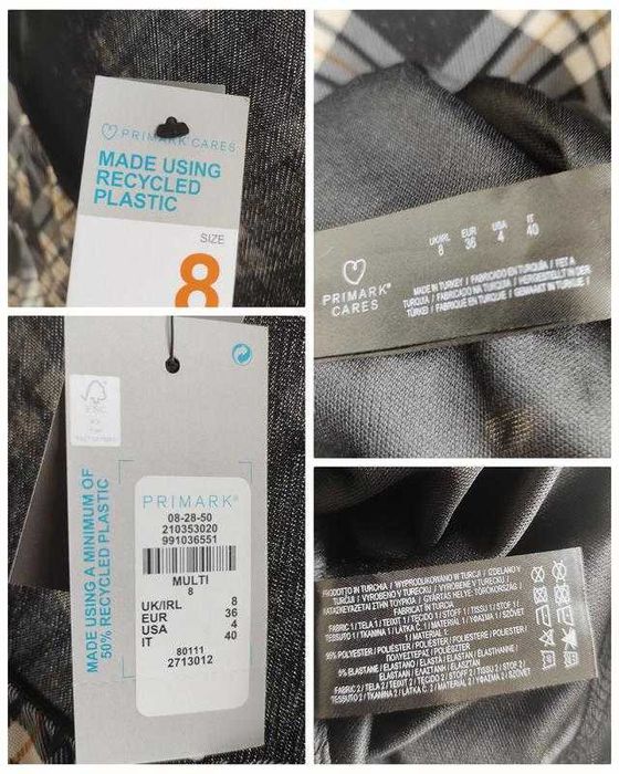 Платье сетка в клетку Primark