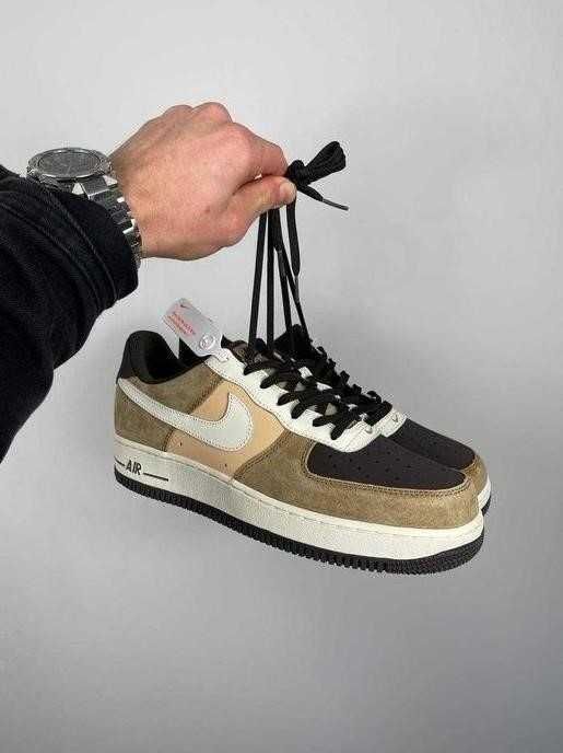 Мужские кроссовки Nike Air Force 1 07 LV8 Baroque Brown найк аир!