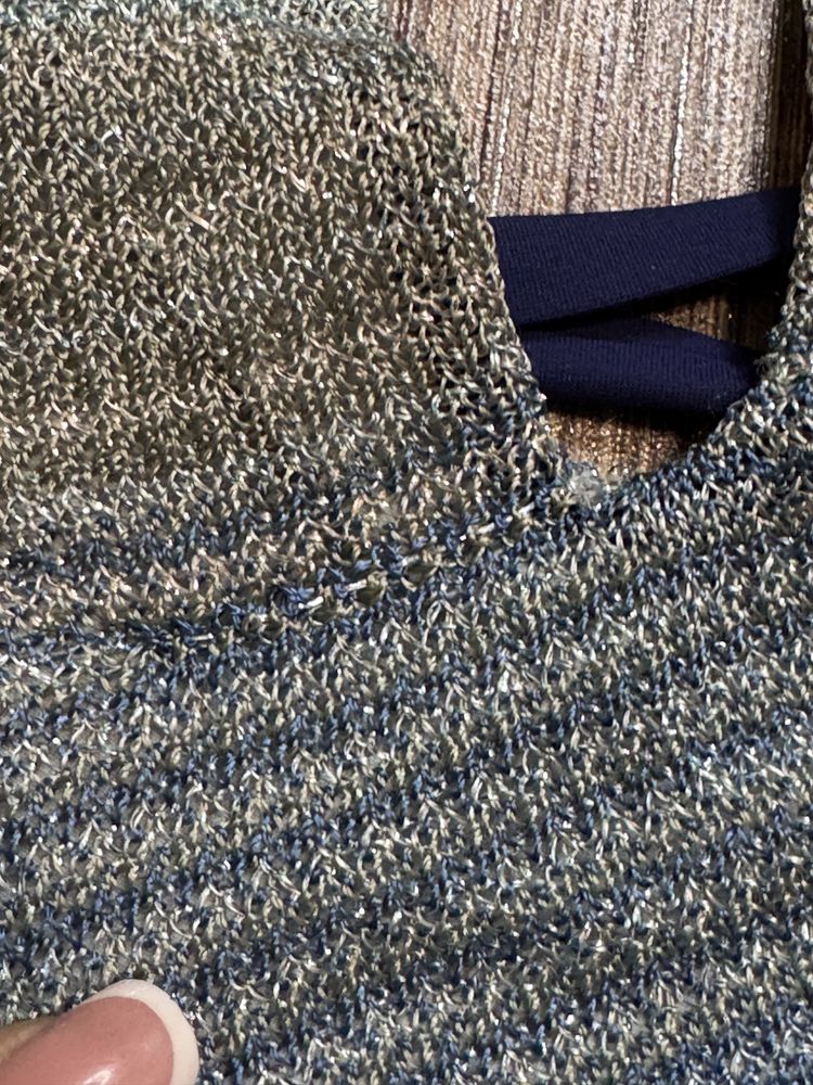 купальник з трикотажу з віскози та люрексу missoni, оригінал