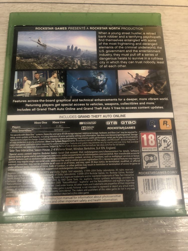 Gta V 5 Xbox one series x