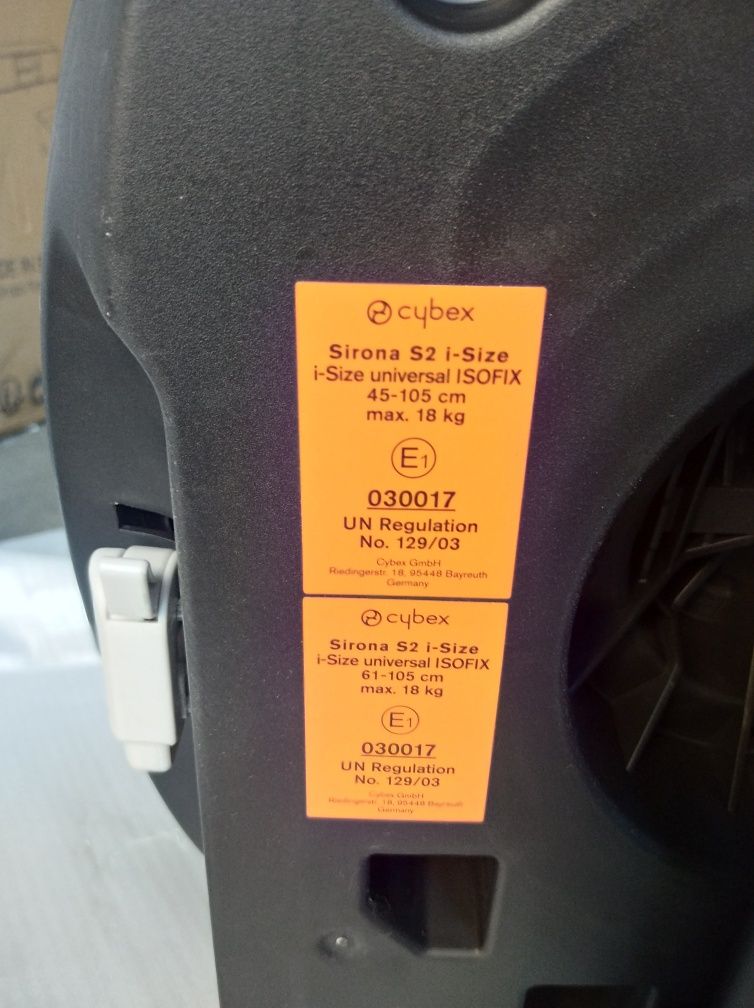 Cadeira Auto Cybex Sirona S2 i-Size com base Isofix – Rotativa 360°